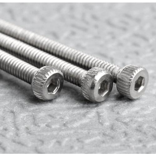 50Pcs Stainless Steel M2 Screws Allen Hex Socket Head Wood Screw Bolt Furniture Fastener M2*4/6/8/10/12/16/20mm/25mm/30mm