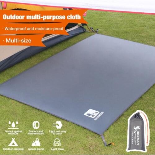 Waterproof Camping Tarp Sun Shade Sail Water Resistant Anti-UV Awning Camping Mat Portable Shelter Picnic Awning Accessories