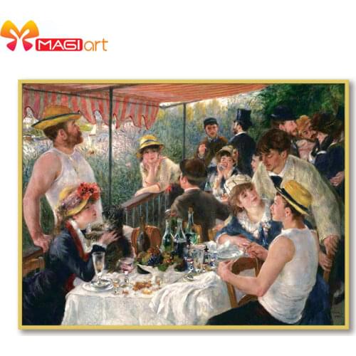 Cross stitch kits Embroidery needlework sets 11CT water soluble canvas patterns 14CT Full portrait Party-NCMP116