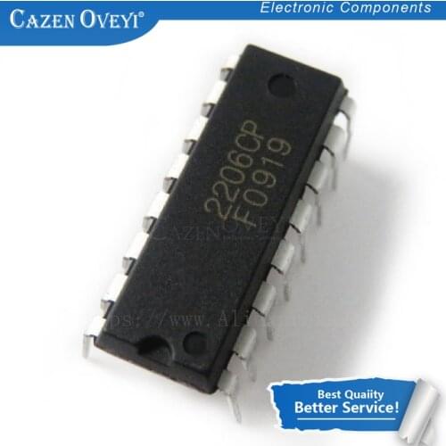 1pcs/lot XR2206CP XR-2206 XR2206 DIP-16 Monolithic Function Generator IC In Stock