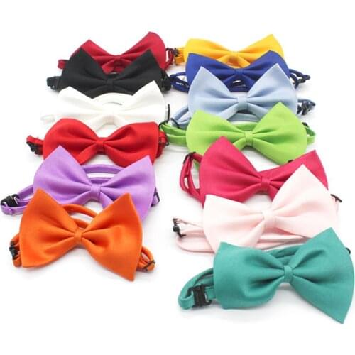 30PCS Soft Dog Bow Ties Cute Adjustable Puppy Cat Bowties Collar Pet Party Decor