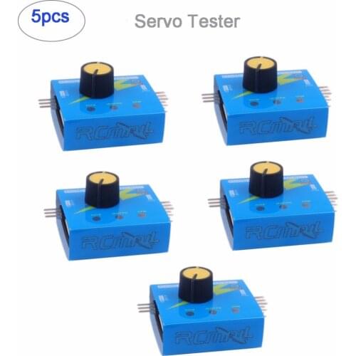 5pcs 3CH Digital Multi Servo Tester ECS RC Consistency CCMP Master Speed Controler Checker
