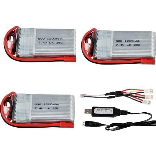 7.4V 1200MAH Lipo Battery for WLtoys V912 V262 A949-A979 K929 JD391 WL Spare Parts Battery WLtoys A979 Car Battery