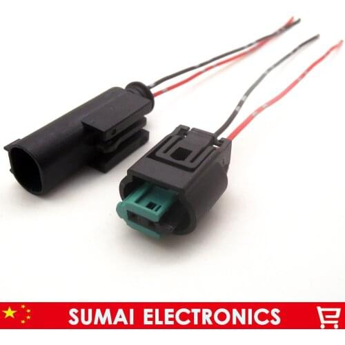 AMP/TE 1-967644-1 1-967570-3 2Pin 1.0mm auto reversing radar plug,water temp sensor plug with cable connector for BMW etc