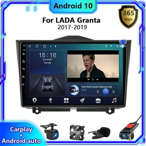 2Din 9" Android10.0 Car Radio Multimedia Video Player For LADA Granta Cross 2018-2019 Navigation GPS 4G+WiFi Carplay Head Unit
