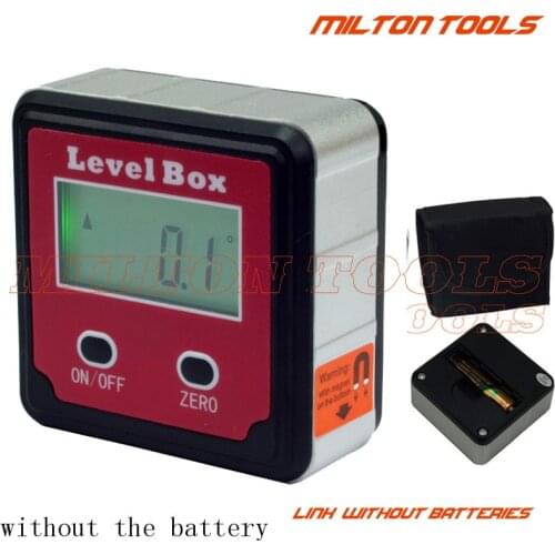 Digital Level Box Protractor Angle Finder Level Gauge Bevel Gage Inclinometer W Backlight Magnetic Base Tilt Direction Indicator