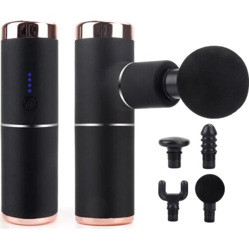 Mini Electric Body Massage Gun Fascial Gun Deep Muscle Tissue Percussion Small Fitness Equipment For Acid Relief Pain Relaxation