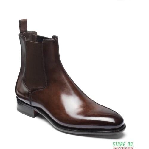 Мужские ботинки челси FANAN China At AliExpress