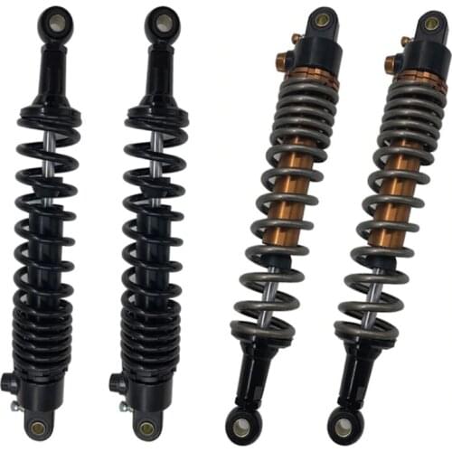YOSS 340MM 350MM 360MM 380MM 8mm Spring Motorcycle Shock Absorbers for Honda Yamaha Suzuki Kawasaki Dirt bikes Gokart ATV