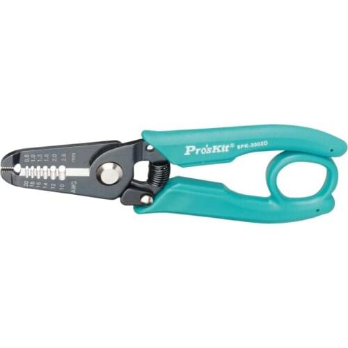 Factory price Proskit 8PK-3002D Clamp Fiber Optic Stripper 8PK-3002D Cable Stripping Tool /Fiber Wire stripper Free shipping