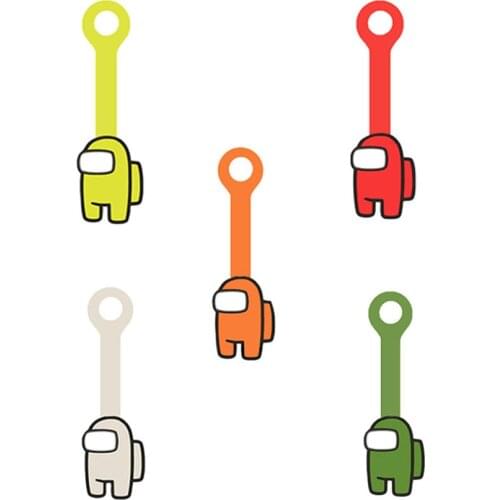 1PC Scrapers 2 Toys Action Magnet Whole Collection Clip Protector Data Line For Children DIY Toy Cable Storage Goods