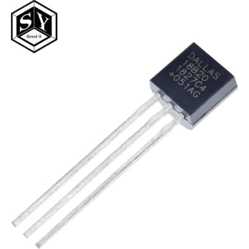 GREAT IT 10pcs/lot Sensor Electronic chip DS18B20 TO-92 18B20 chips Temperature Sensor IC 18b20 diy electronic