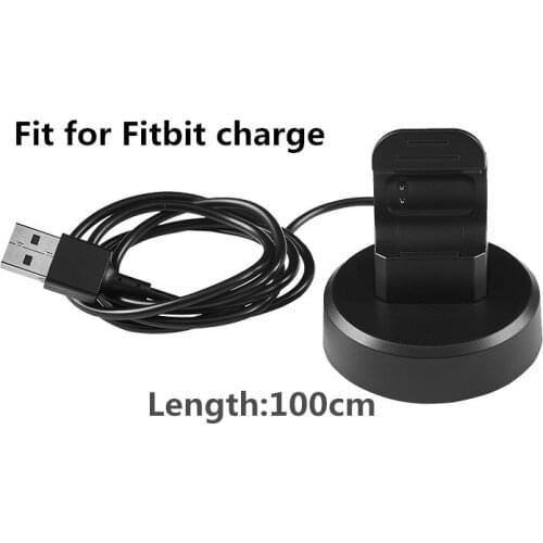 100CM Replacement Stand Dock Station Holder Charging Cable for fitbit charge 3 Smart Watch High Quality 12.13
