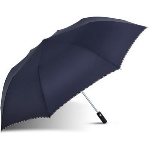 170213/Fully automatic Umbrella/3D nanotechnology/Dual-folding/Solid color/anti-ultraviolet/Sun/Rain Folding Umbrella/123*78cm