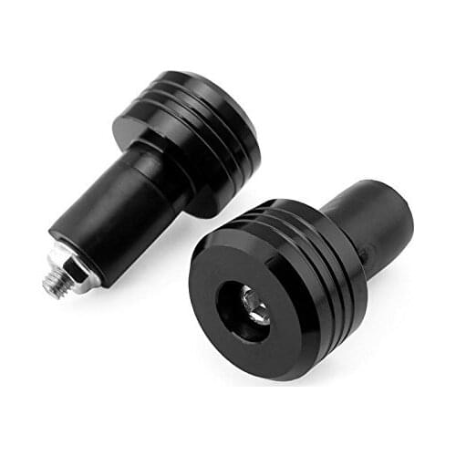 22mm Motorcycle Bike Handle Grip Bar End Weights Bar Slider Plug Cover Black