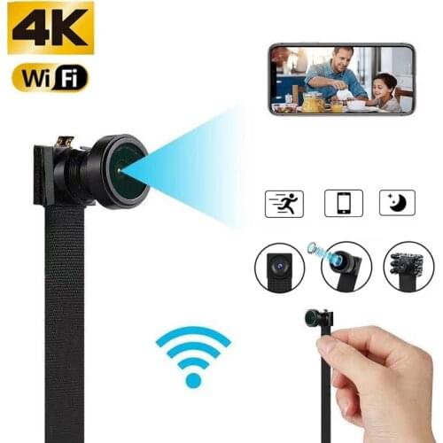 HD 4K DIY Portable WiFi IP Mini Camera P2P Wireless Micro webcam Camcorder Video Recorder Night vision Remote View support 128g