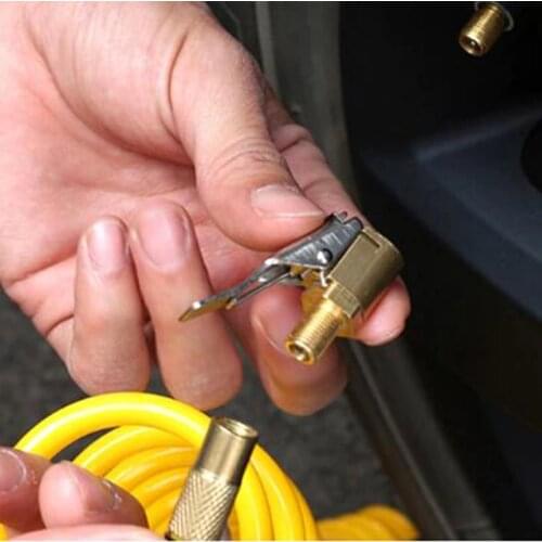 Car Air Pump Chuck Clip Tyre Tire Inflator Valve Connector for Peugeot RCZ 206 207 208 301 307 308 406 407 408 508 2008 3008