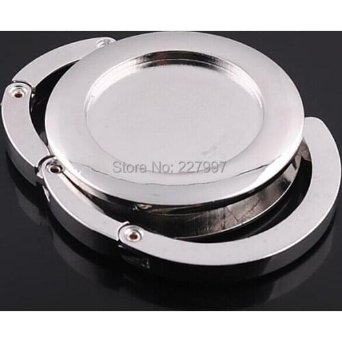 200pcs/lot Free Shipping Blank Bag Hanger DIY Foldable Handbag Hanger Bag Purse Hanger folding Hook Holder