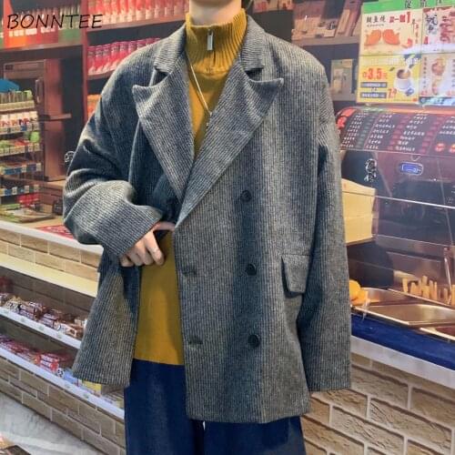 BONNTEE Men's Double Breasted Coats