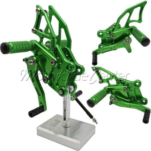 CNC Billet Rearsets Foot Pegs Adjustable Motorcycle Rear set For Kawasaki Ninja 300 EX300 EX300A 2013-2016 Aluminum Footrests