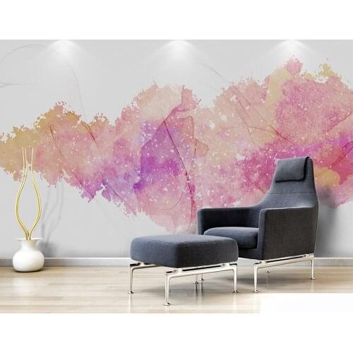 Decorative wallpaper Simple abstract watercolor background wall