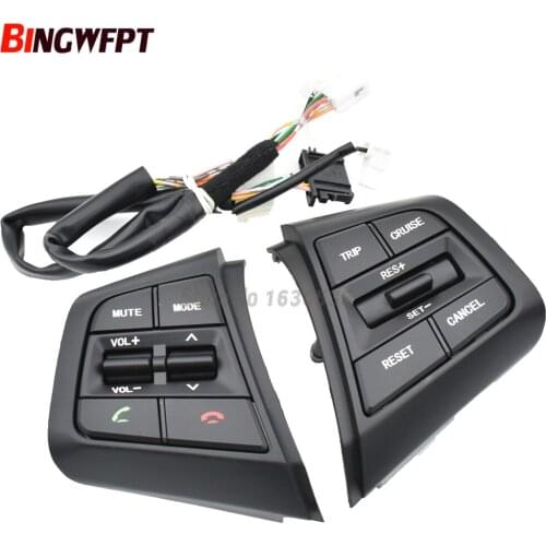 Steering Wheel Control Buttons Remote Cruise Control Bluetooth Button with Wire For Hyundai ix25 (creta) 1.6L 2015-2019