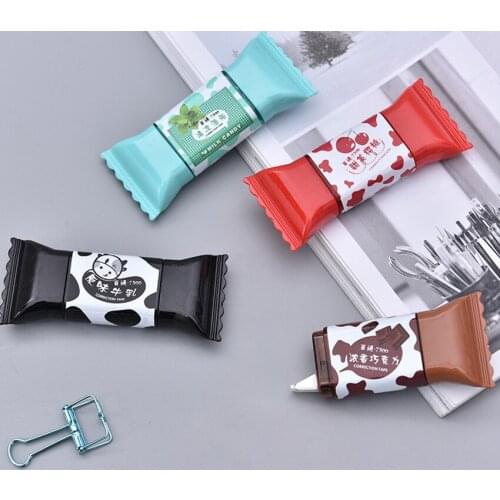 Sweet Candy Shape Correction Tape Students Corrector Stationery School Supplies Kids Creative Correcting Tape 3.5M*5mm