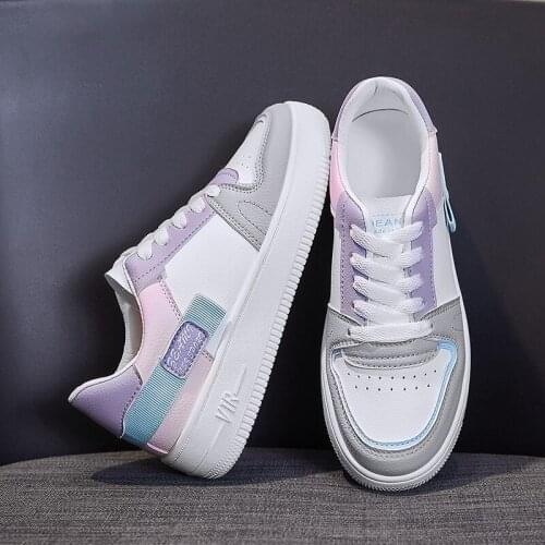 Women Running Shoes Platform Non-slip Women Sports Shoes High Quality Comfortable Trend Sneakers White Shoes Zapatos De Mujer