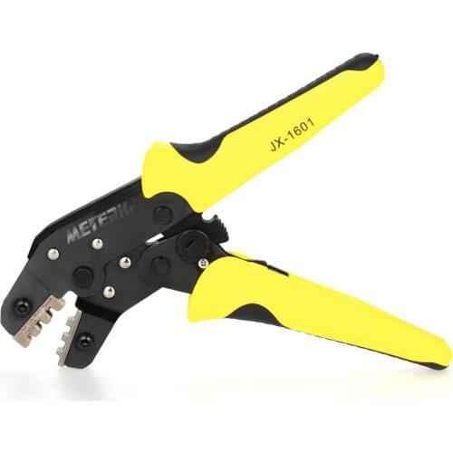 Meterk Multi Function Wire Crimper Hand Tools Engineering Ratchet Terminal Crimping Pliers AWG28-18 0.1-1.0mm