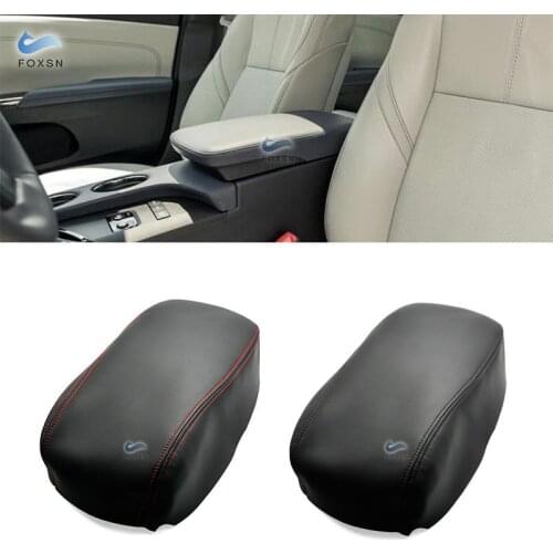 For Toyota Avalon 2013 2014 2015 2016 2017 2018 Microfiber Leather Interior Center Console Lid Armrest Pad Cover Trim