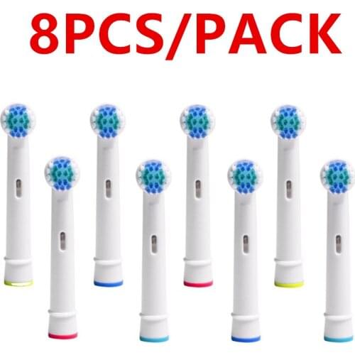 Replacement Toothbrush Heads for Oral B Braun, 8 Pack Professional Electric Toothbrush Heads Precision Clean Brush Heads Refill
