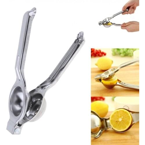 Stainless Steel Lemon Orange Squeezer Juicer with Hand Press Squeeze Juice for Kitchen Tools