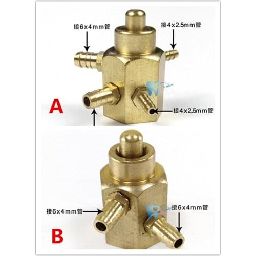 NEW 1PC Dental Unit Chair accessory Standard Foot Valve foot control Pedal swith valve 2 or 4 holes