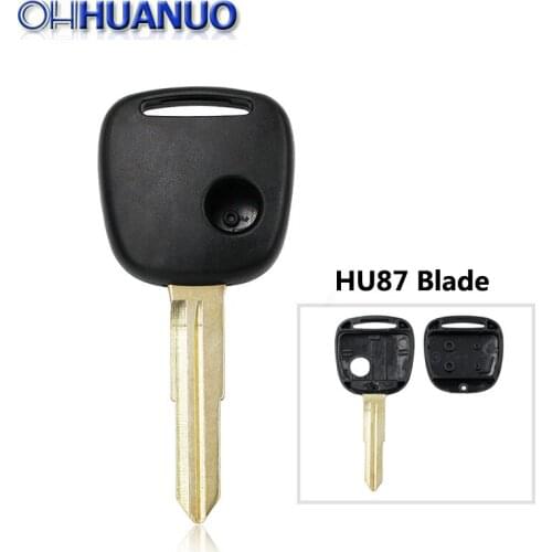 New Replacement Remote Key Shell Case Cover Fob 1 Button for Suzuki Uncut HU87 Blade