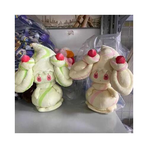 Original Pokémon Sword and Shield Cute Alcremie Plush Dolls Toys Anime Soft Stuffed Toy Gifts For Children