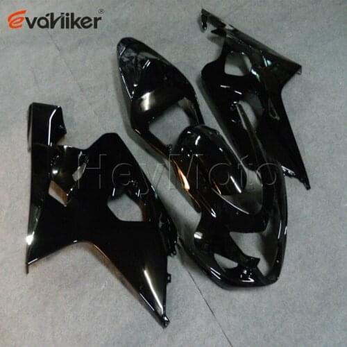 Motorcycle Plastic fairing for GSX R600750 2004 2005 K4 black GSXR600 04 05 ABS plastic panels kit