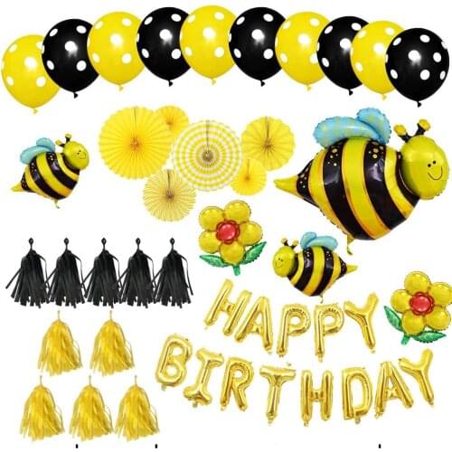 Bee-themed birthday party childrens party decoration baby shower birthday party decorations wedding decoration