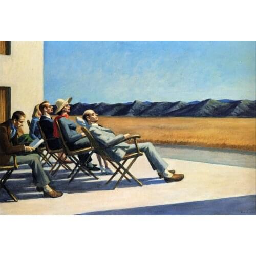 100% handmade Professional artist made high quality Oil Painting Reproduction on Linen Canvas,people-in-the-sun,Free DHL Ship