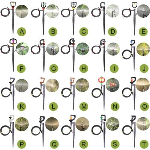 MUCIAKIE 3PCS Garden Sprinklers Misting Nozzle Spray Gardening Irrigation Watering Sprinkler or Plants Large Laws Small Areas