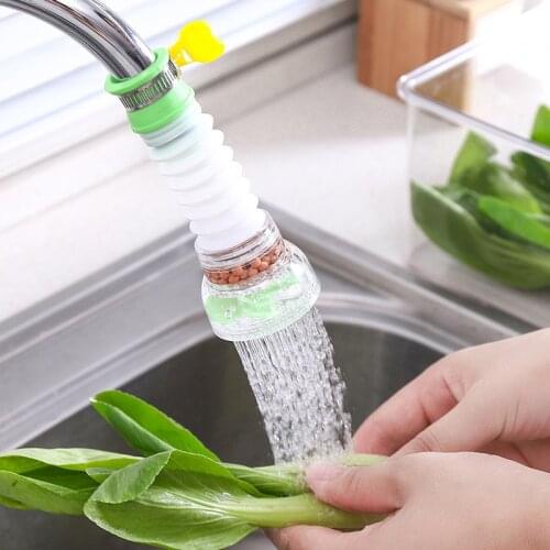 360 Degree Adjustable Water Tap Extension Filter Shower Water Tap Bathroom Faucet Extender Home Kitchen Gadgets Accessories