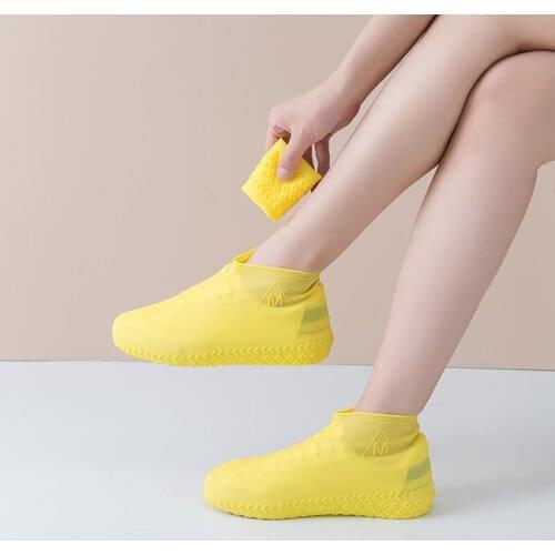 5 Colors Portable Folded Water Shoes Brand Shoes Protect Shoe Cover Waterproof Dust Cover Children Outdoors Adult Outing E11735