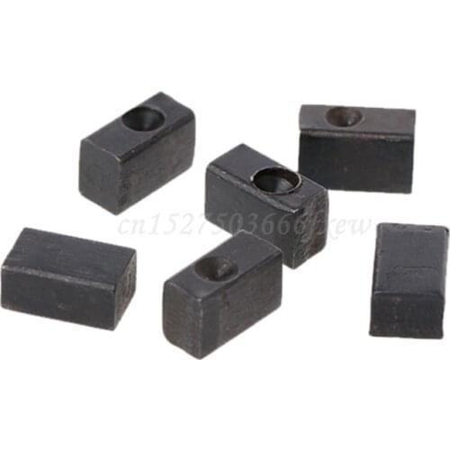 6 Pcs Electric Guitar Tremolo Bridge Saddle Clamp Locking String Insert Block