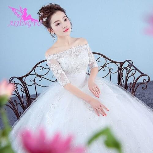 AIJINGYU dresses weddingdress 2021 wedding short bridal dress elegant WK143
