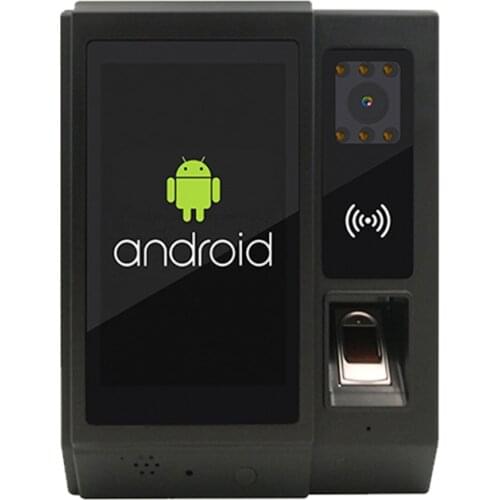 Android Time Attendance Biometric Fingerprint NFC Reader With Camera Access Control Dorr Lock Function For Office HR Management