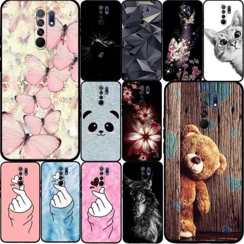 For Redmi 9 Redmi9 Case Ultra-thin Soft TPU Silicone Case For Xiaomi Redmi 9 Redmi9 Cover Cats Patterned Coque For Redmi 9 Capa