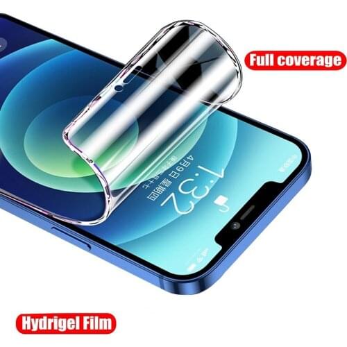Hydrogel Film For iPhone 12 Pro Max XR X XS Max SE 2020 Screen Protector For iPhone 12 Mini 11 Pro Max 6 6s 7 8 Plus Accessories