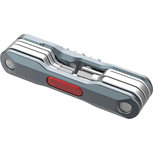 Folding Tools Set with Screwdriver Hex Key Wrenches with Six Funtional Tools