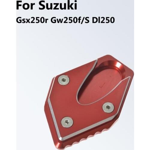 Suitable for Suzuki Gsx250r Gw250f/S Dl250 Modified Side Support Pad Edge Bracing Plate Foot Pad Foot Brace Extra Pedal
