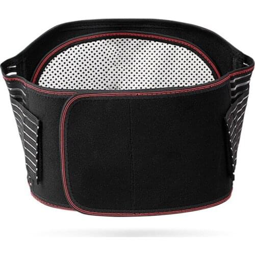 Adjustable Back Brace with Lumbar Pad Breathable Mesh Design Support Straps Durable Portable for Lower Back Pain TK-ing
