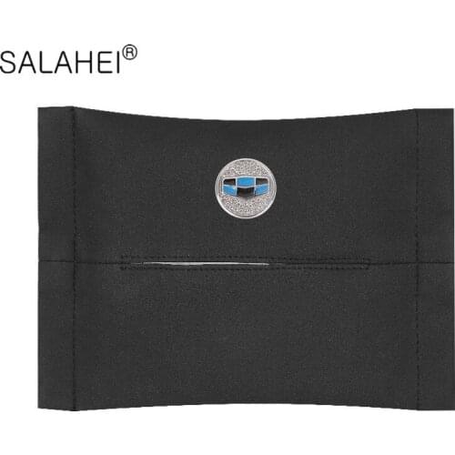 1PCS Car Sun Visor Tissue Box Tissue Box Towel Sets Holder For Geely Emgrand X7 EC7 Atlas Boyue CK2 GC6 Parts LC Car Accessories